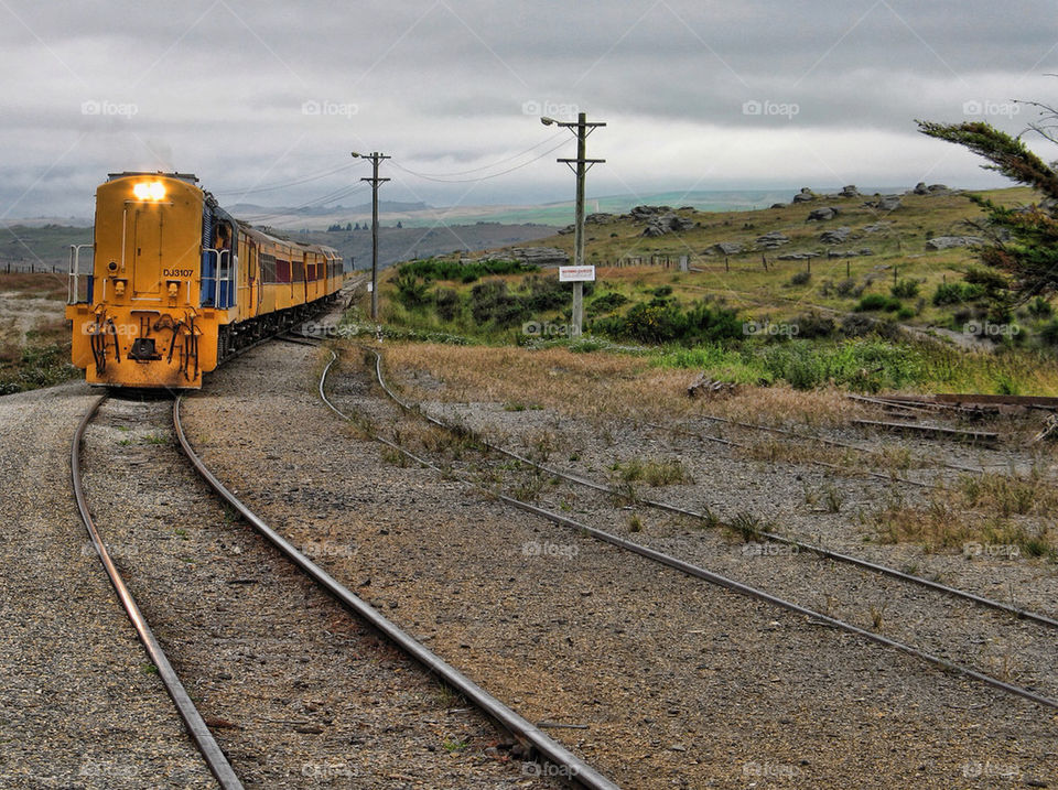 yellow railway new locomotive by chris7ben