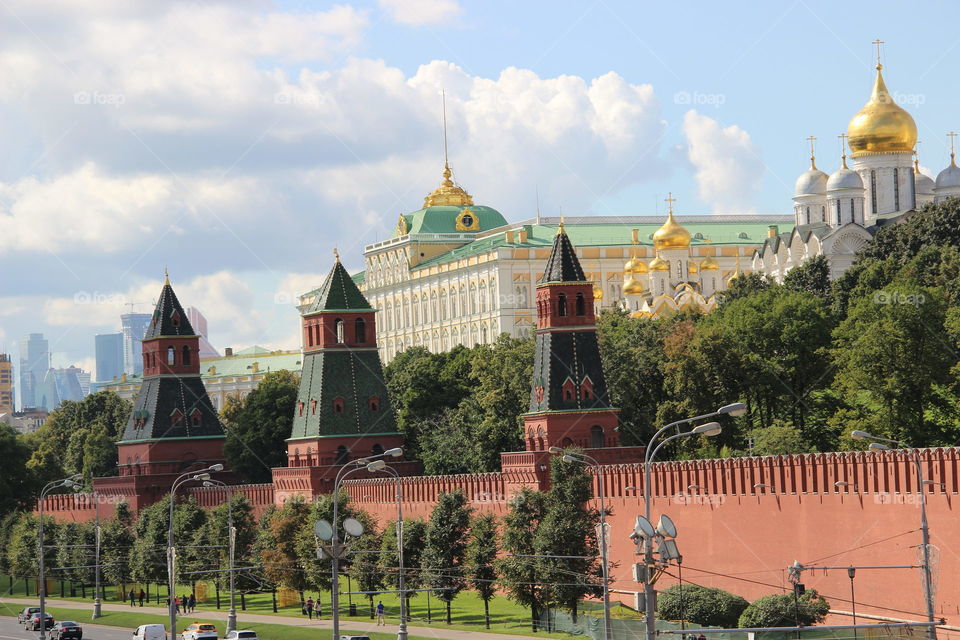 Кремлевская стена в Москве