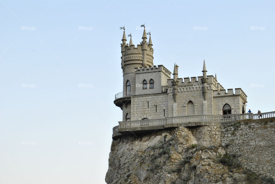 The castle "Swallow's nest".Crimea.