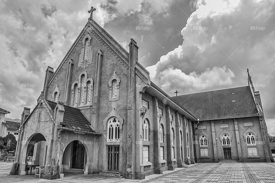 View of ancient church