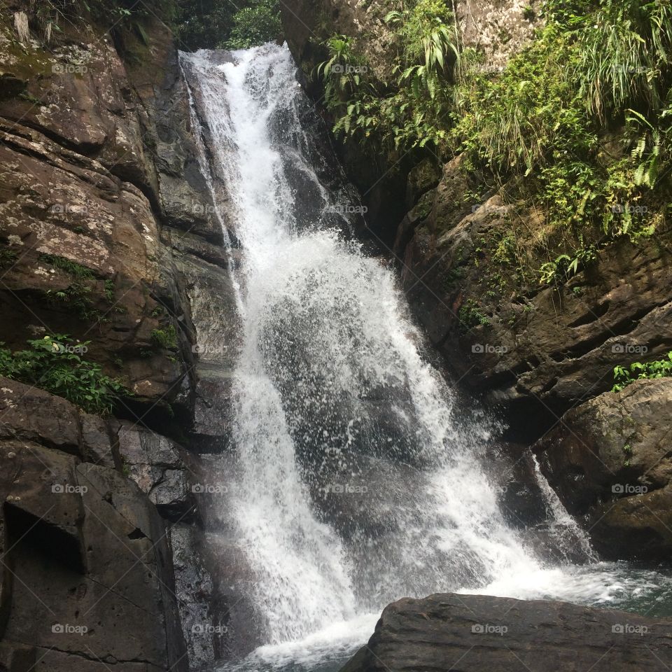 San Juan waterfall.