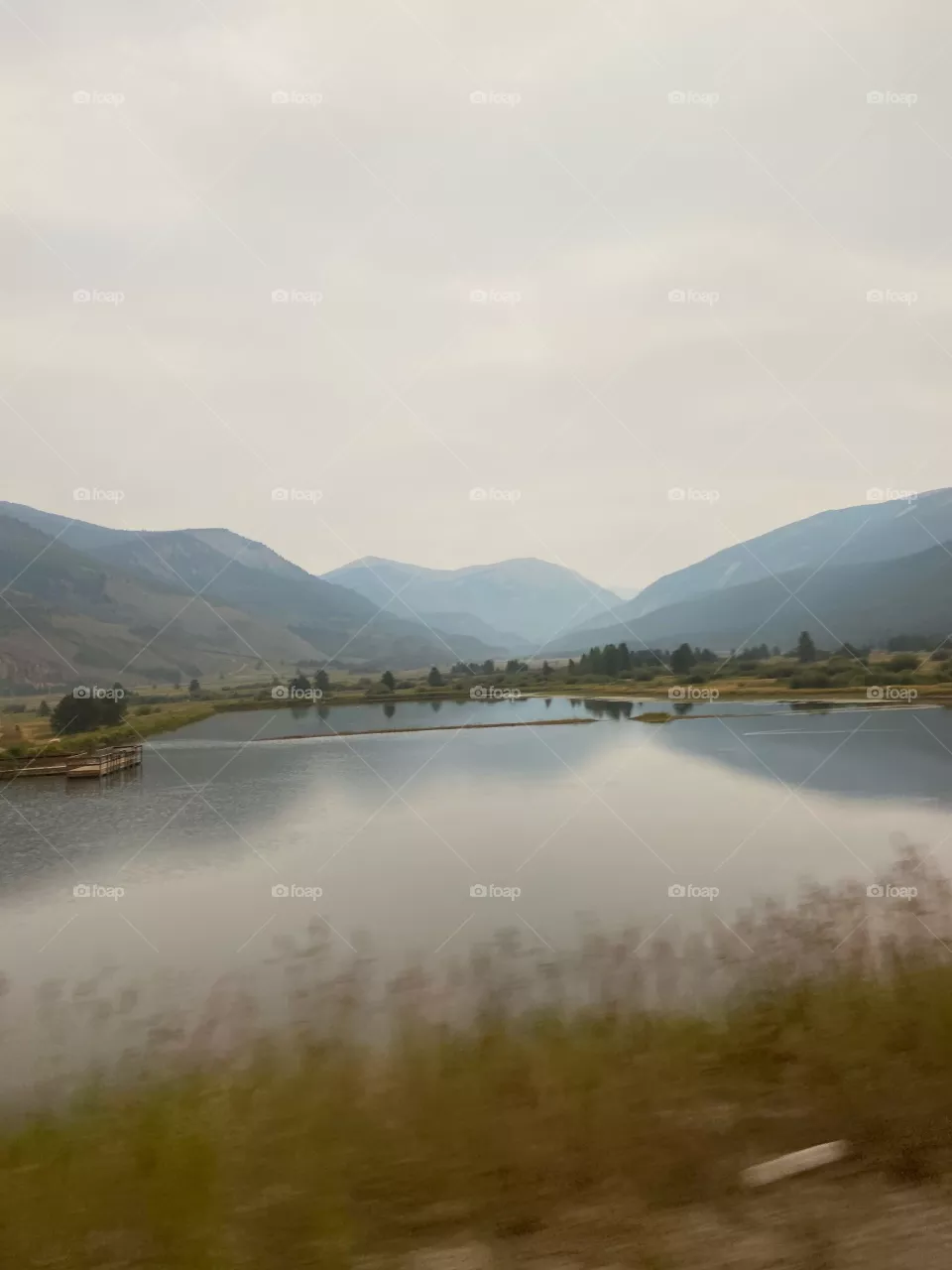 Foggy mountains