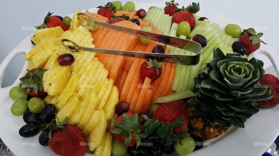 Cut Fruits in the try