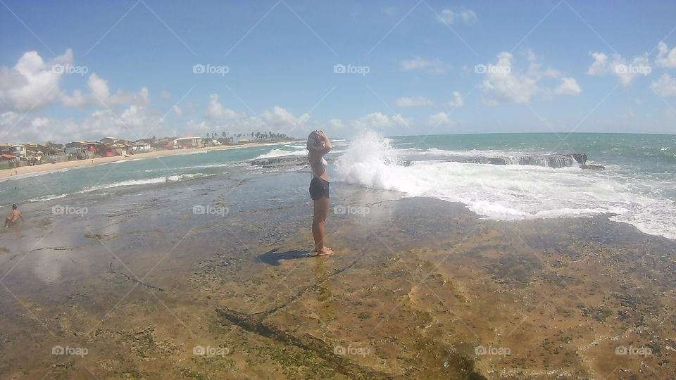 Beach, Arembepe, Brazil, Bahia