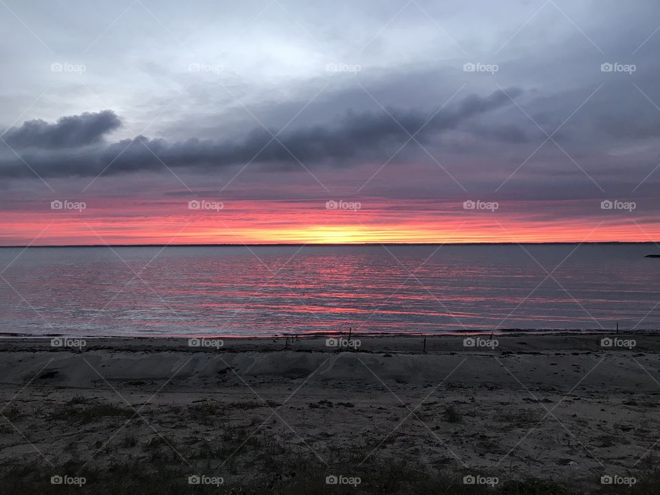 Sunrise at Vita Sand, Sweden 