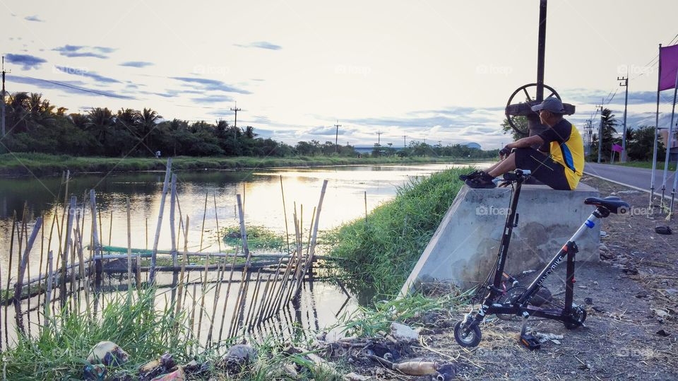 Riverside. ME AND MYBICYCLE