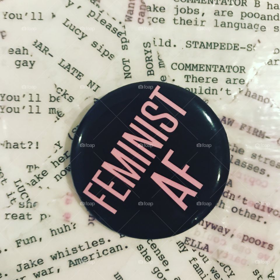 Feminist pin