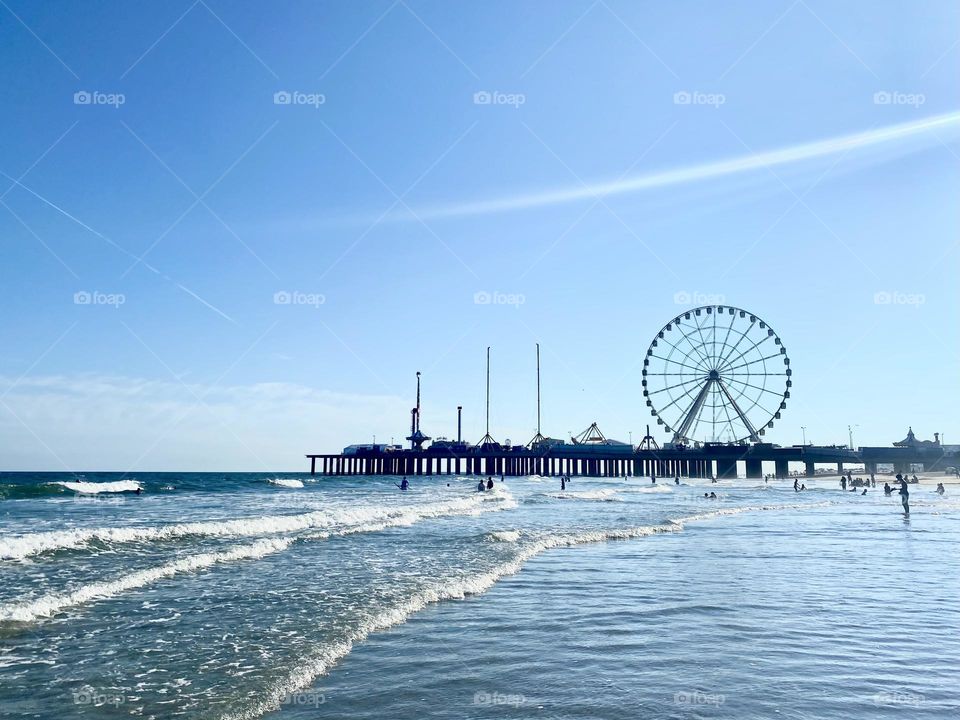 Steel Playground on the Pier 