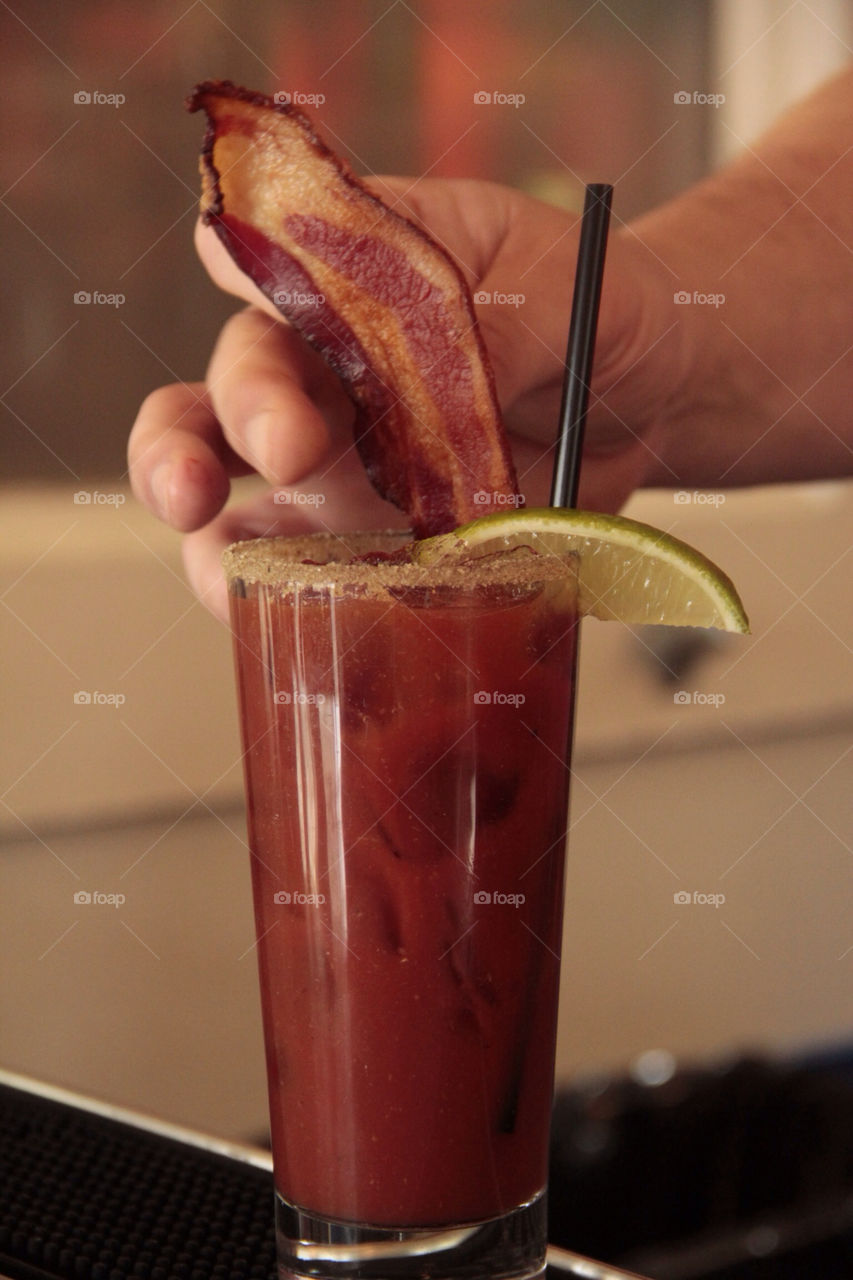 bacon drink tomato drink by daflux