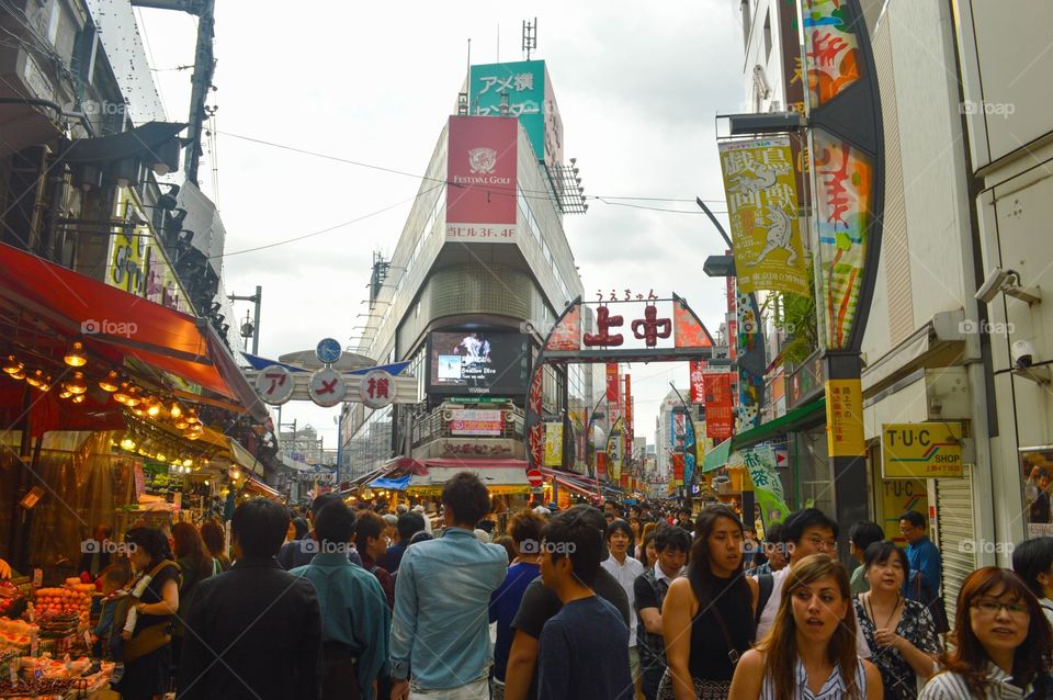 Tourists in asakusa 