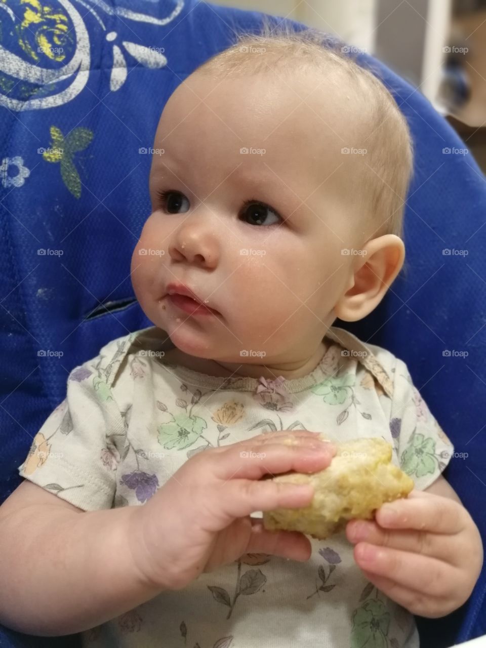 Baby eating