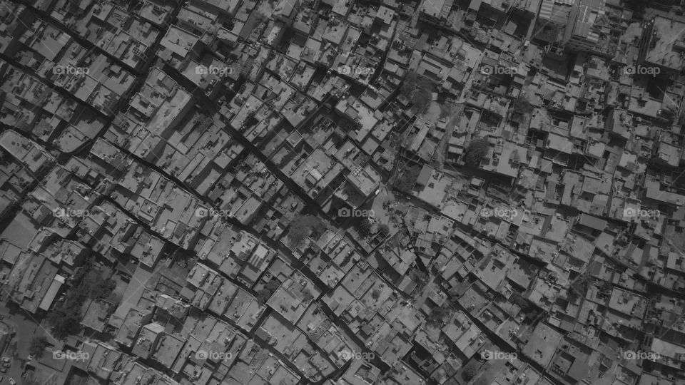 Beautiful city from above 