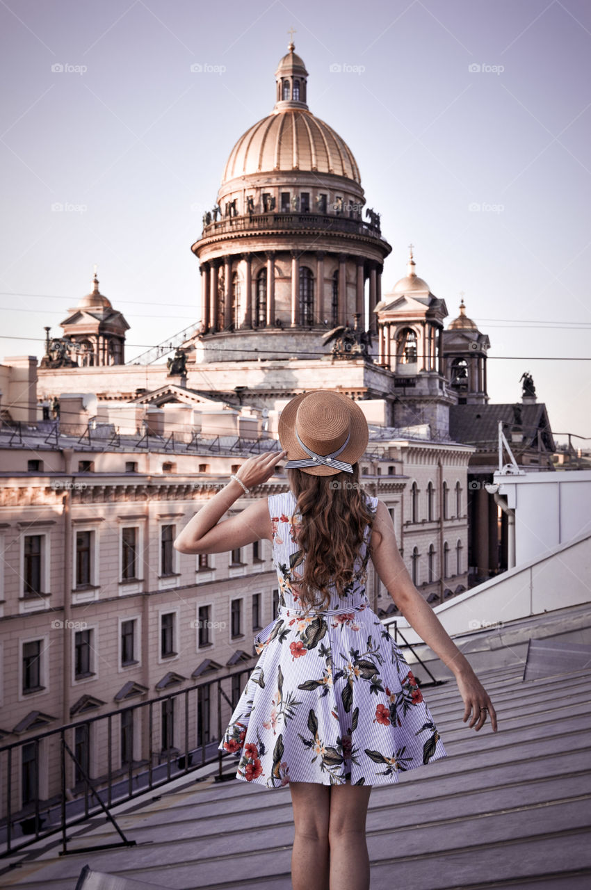 Rooftop at St.Petersburg, Russia