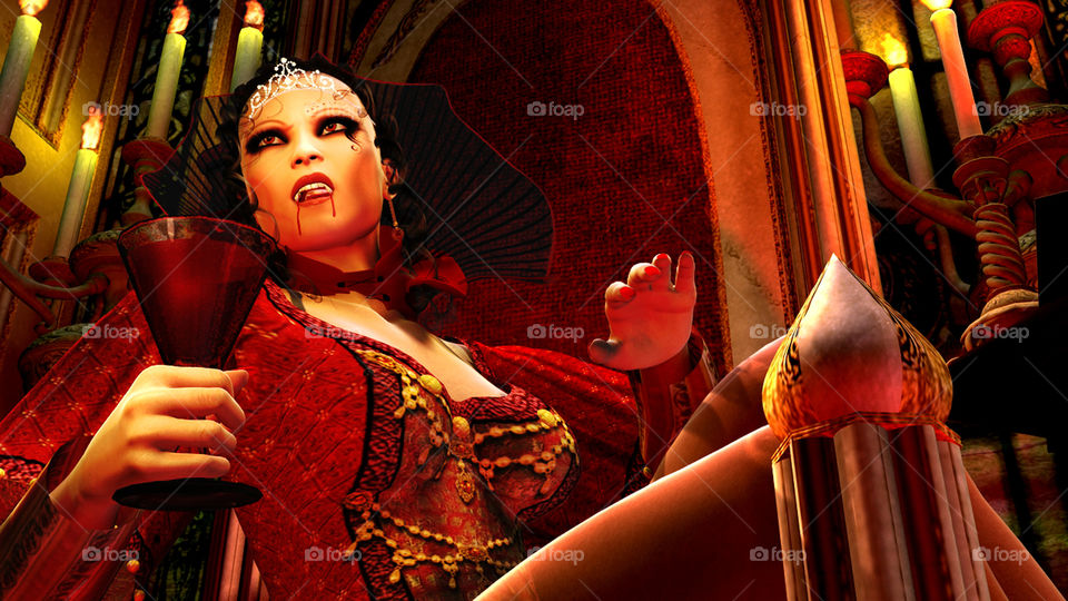 Countess Elizabeth Bathory-3D Rendering-October 2014
