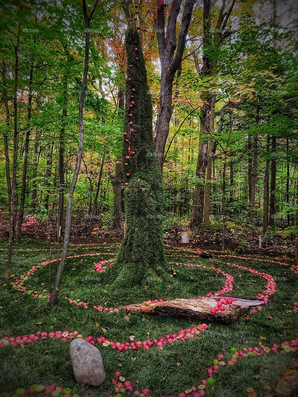 Land art St Hilaire Québec 