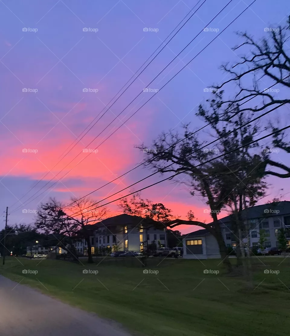 I love a good sunrise/sunset. This one was captured in New Orleans, Lousiana, and it truly took my breath away! 