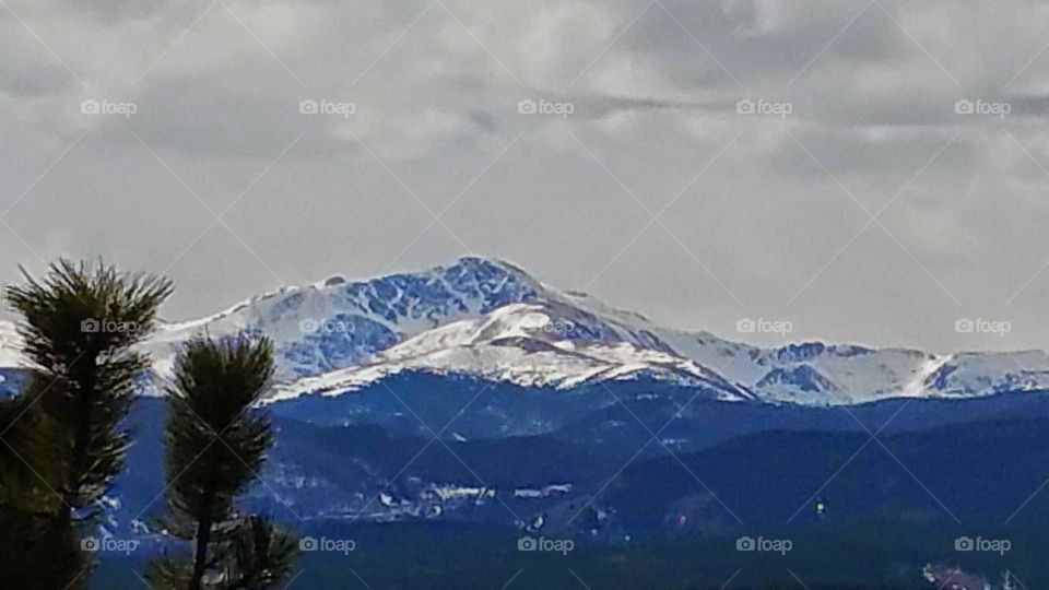 Snowy Mountain Peak