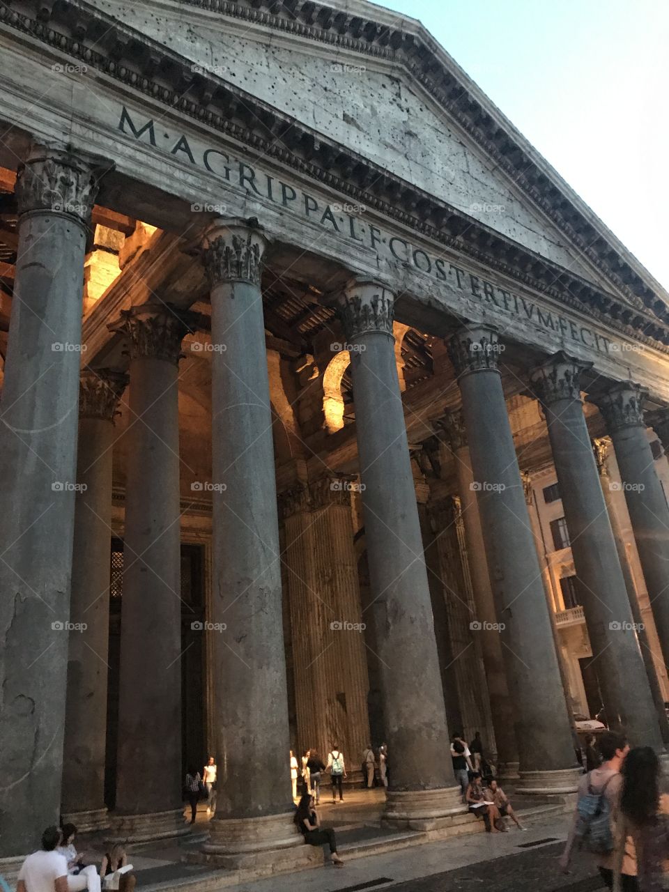  Dusk at the Pantheon 