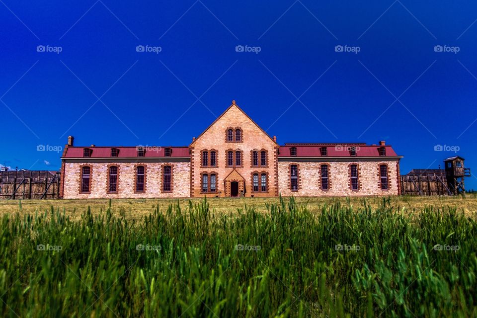 Wyoming Territorial Prison. Last surviving territorial prison in the U. S.  Butch Cassidy was incarcerated here from 1894-1896.

