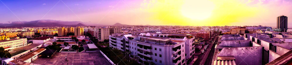 Arrecife panorama, Lanzerote