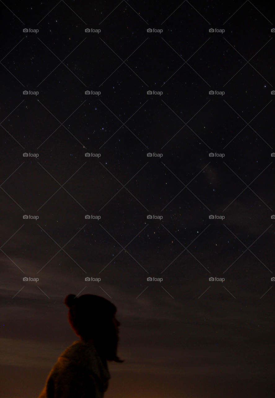 my girl loves night sky