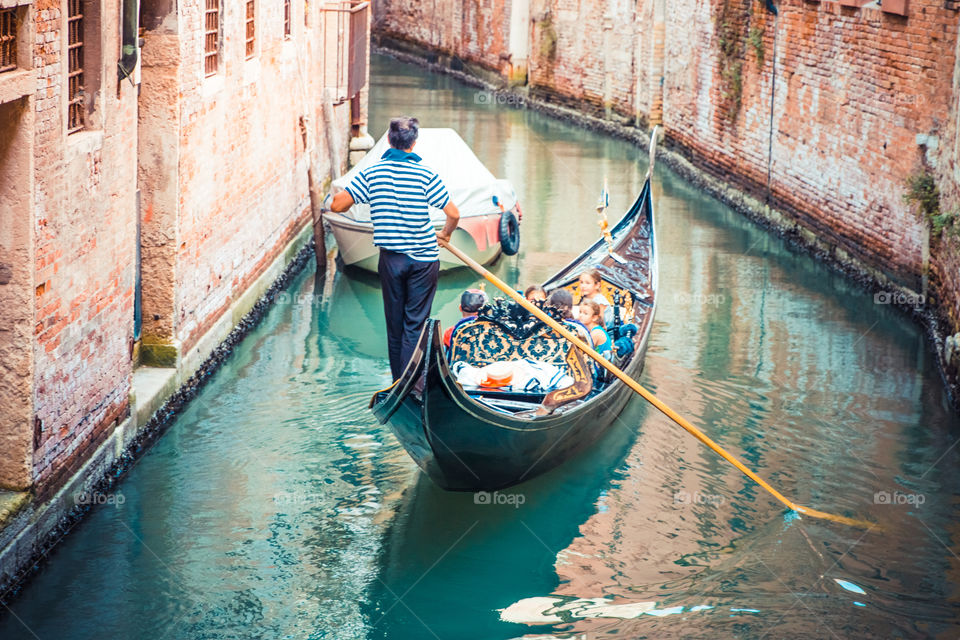 Canal, Gondola, Water, Boat, Travel