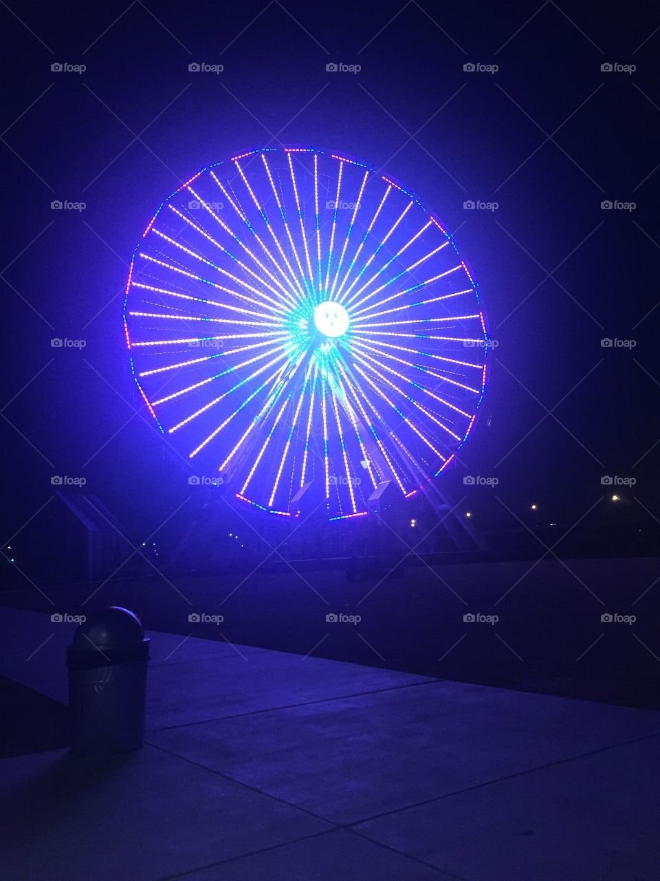 Glowing Ferris Wheel