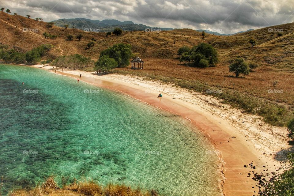 Pink beach