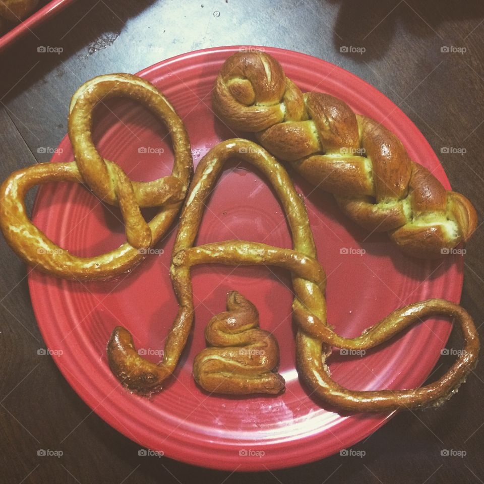 Homemade pretzel's 