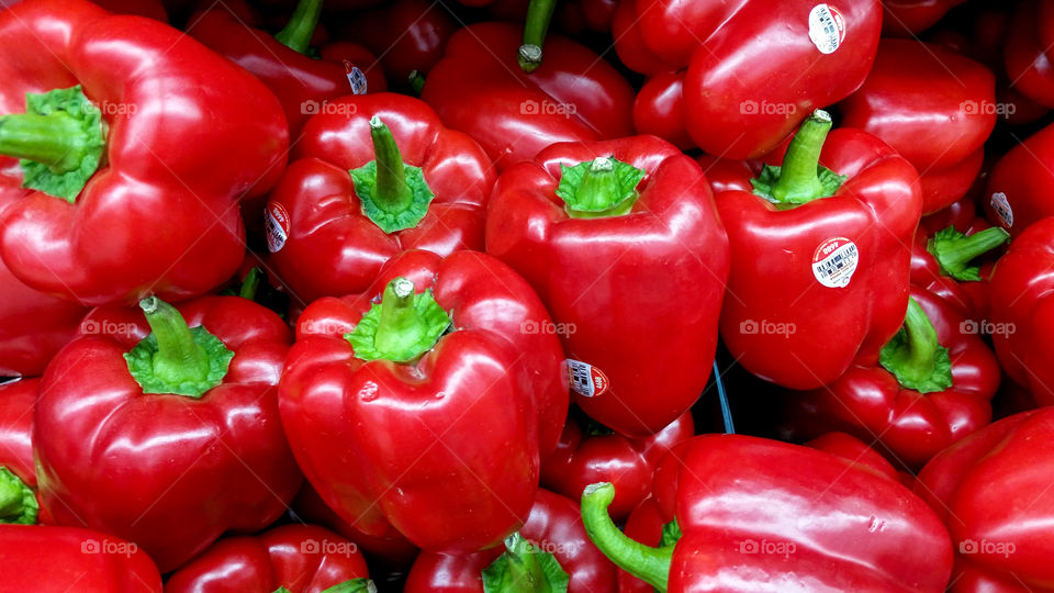 red peppers