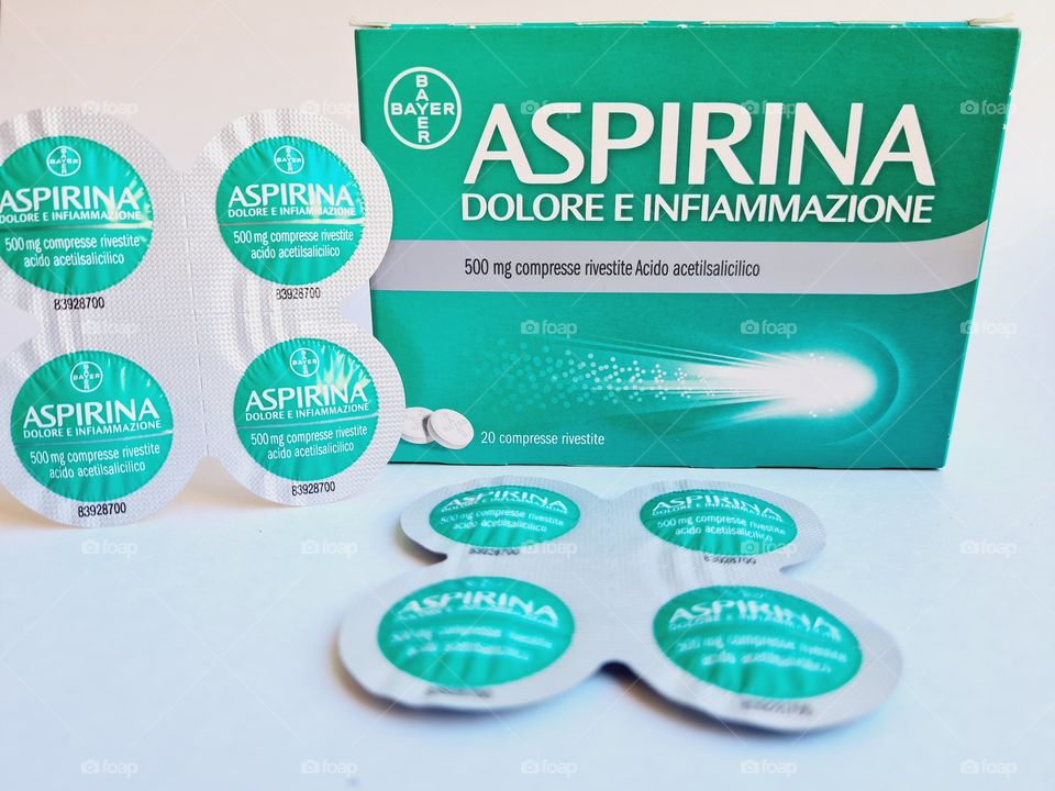 a pack of aspirin: Bayer's drug