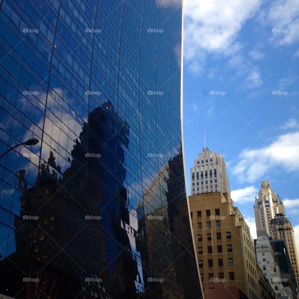 Reflecting buildings 
