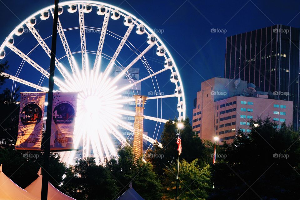 Atlanta eye Ferris wheel 