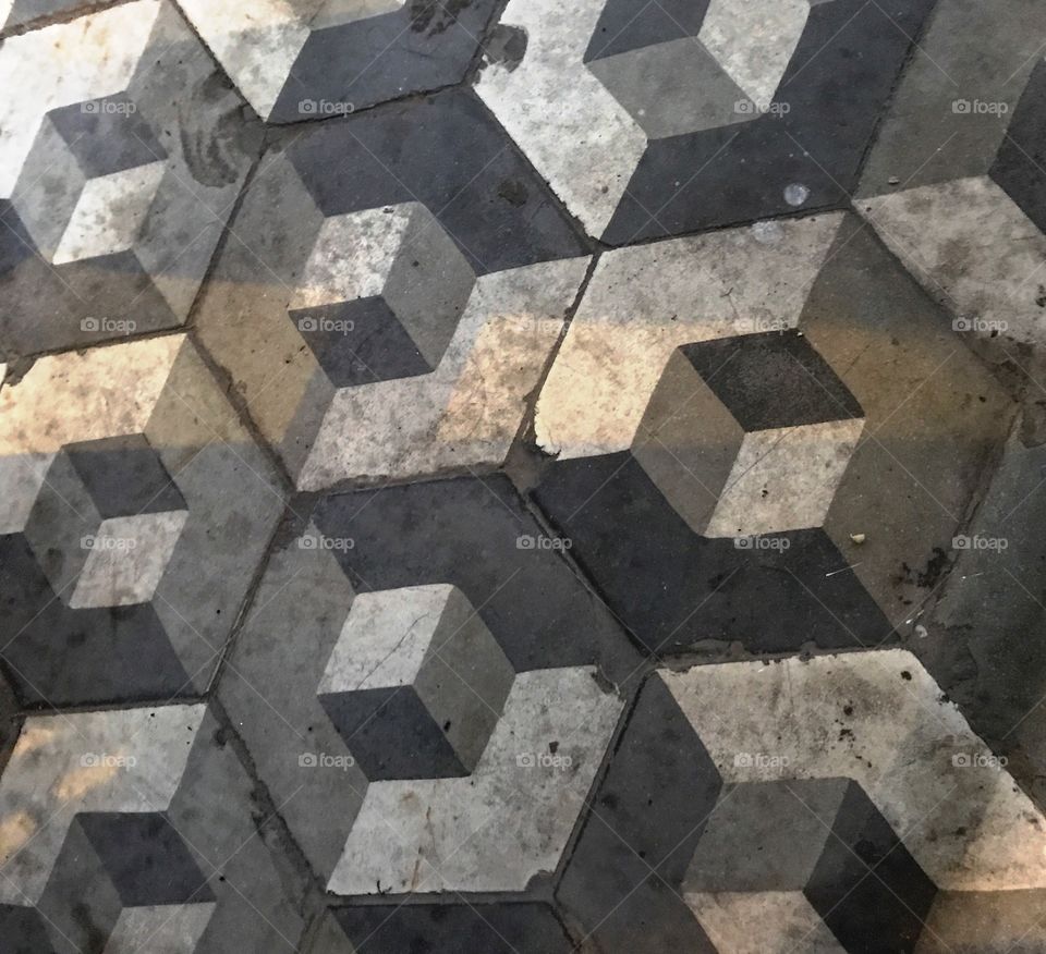 3D pattern floor design