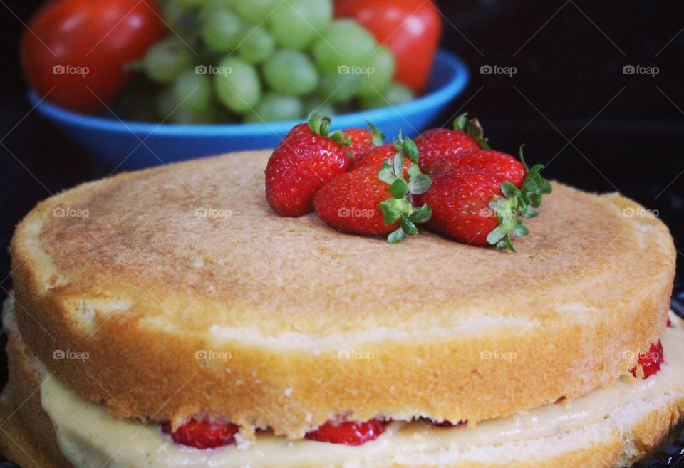 Strawberry cake