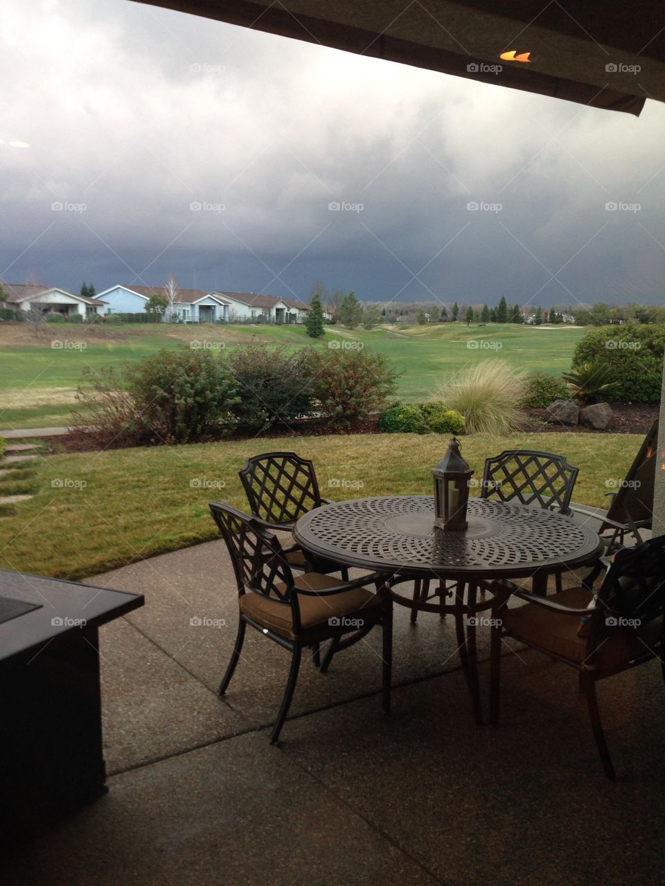 California Storm! No golf today.