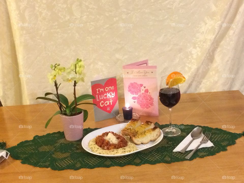 Valentines Pasta Dinner 