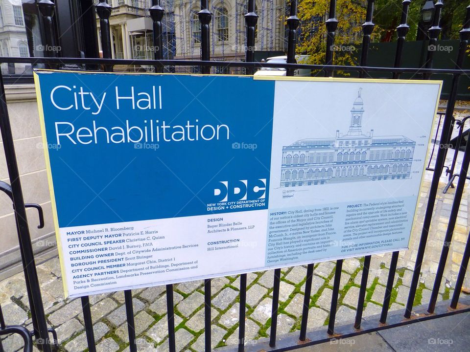 NEW YORK CITY CITY HALL REHABILITATION