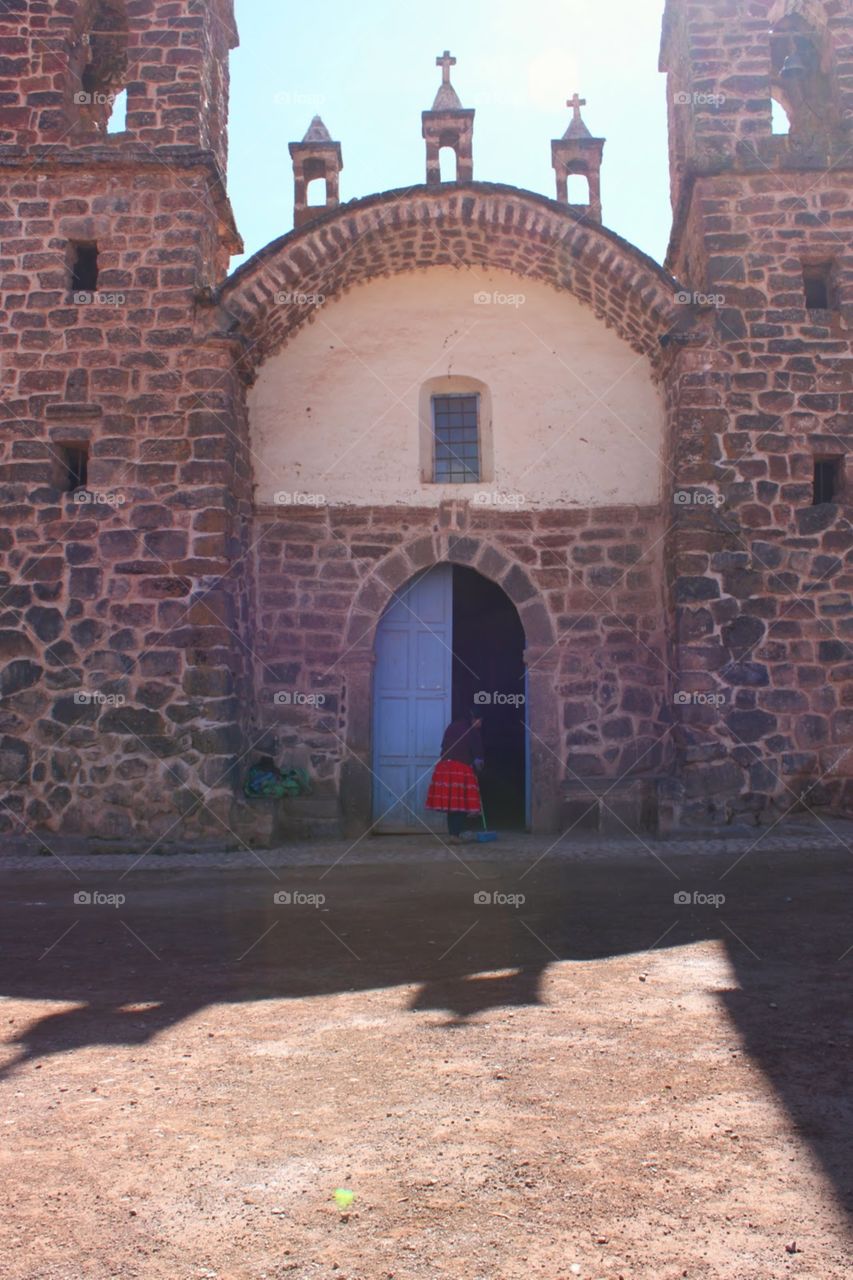 cleaning the church