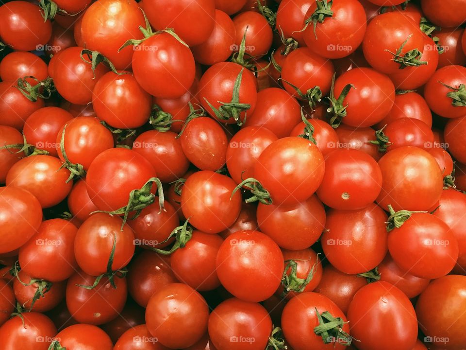 Organic fresh tomatoes 