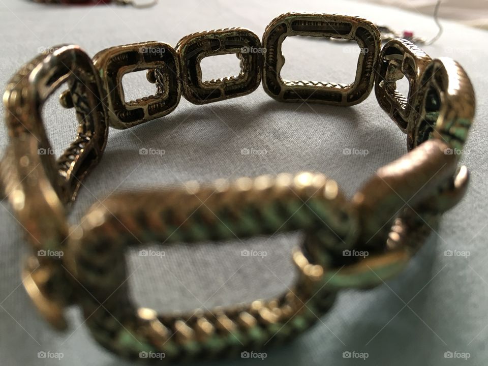 Chain gold bracelet
