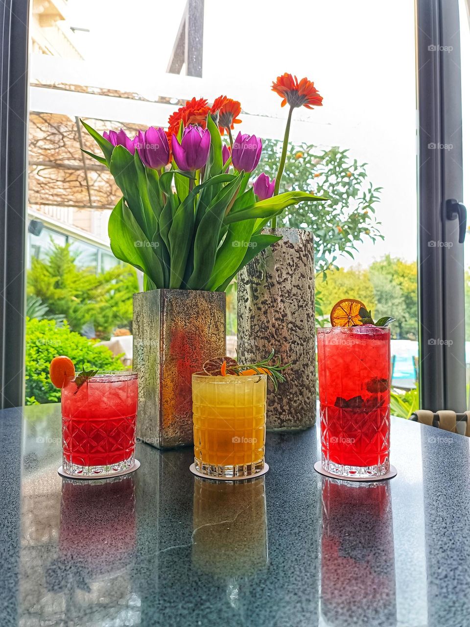 Cocktails and spring