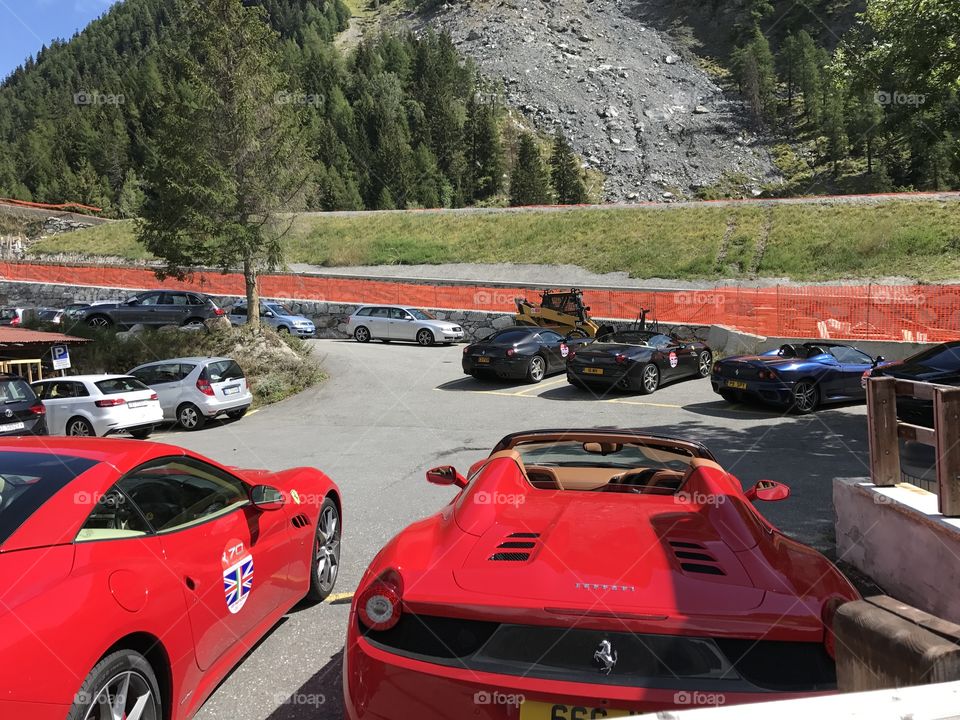 Ferrari’s in Mont Blanc - Italy