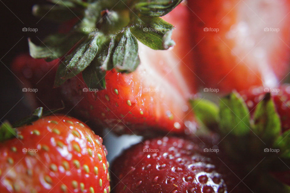 Fresh sweet strawberries