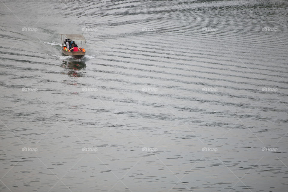 Boat in the river 