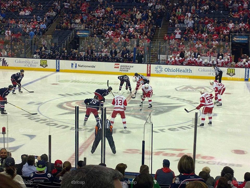 Red Wings vs Blue Jackets