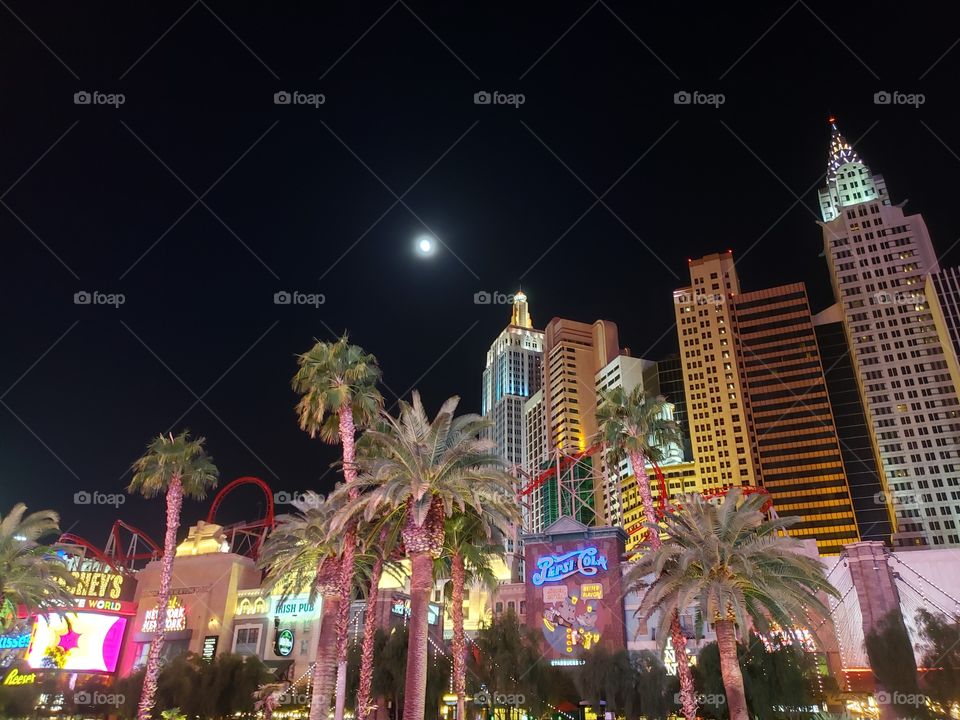 my picture of NewYork NewYork Casino in Las Vegas NV