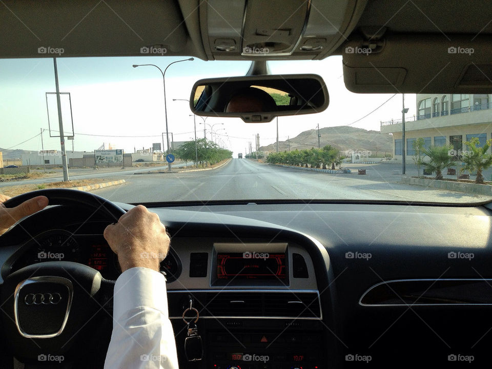 sky street green car by a.bilbaisi