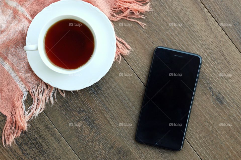 Coffee and iPhone 