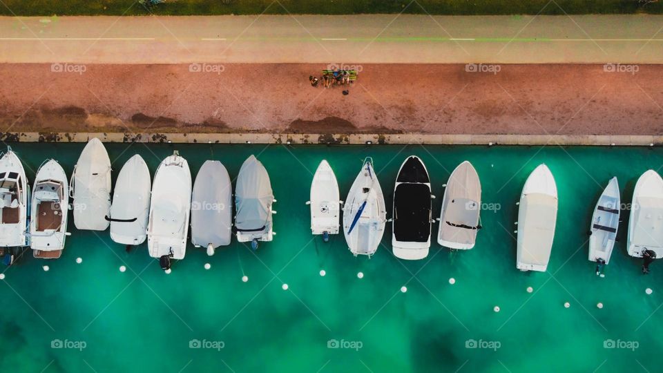 French Town Harbour - Drone